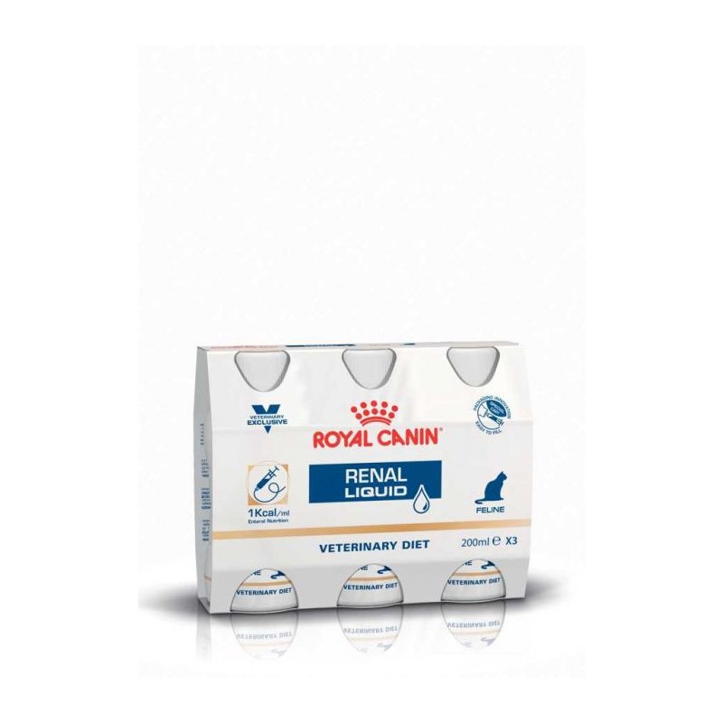 Royal Canin Pienso Gato Renal Liquid 3x200ml