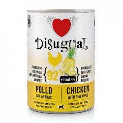 Pienso Húmedo Perro Pollo con Piña 1x400 gr. Disugual