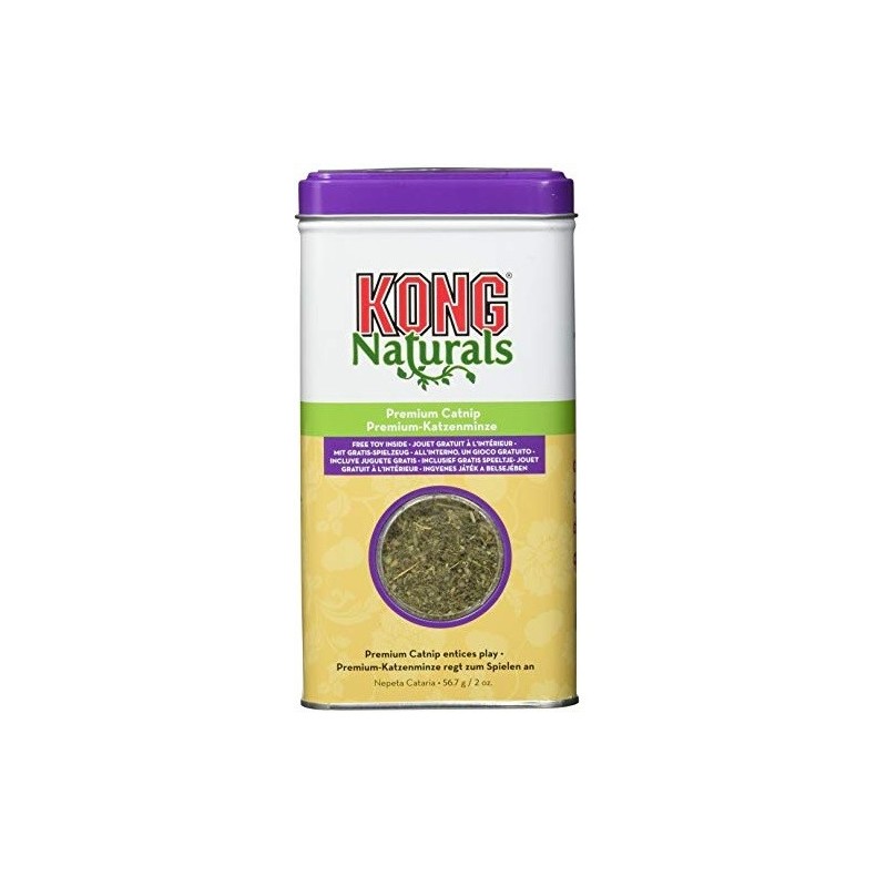Lata Catnip Premium para Juguetes Kong 56 gr.