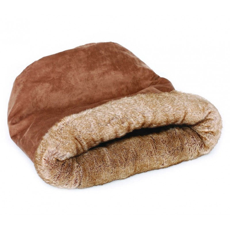 Cama Gato Cueva Brownie Sock