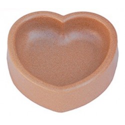 Bowl Bamboo Heart Beige Freedog