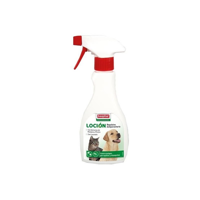 Loción Antiparasitaria Repelente Perro y Gato 250ml Beaphar