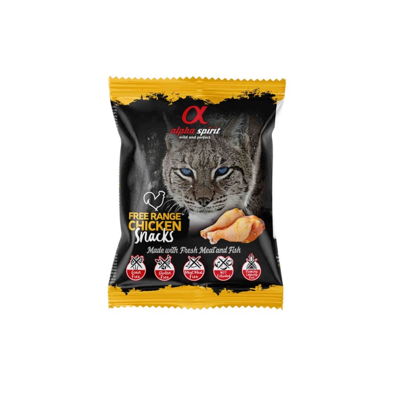 Snack Gato Sabor Ave de Corral 1x50gr. Alpha Spirit