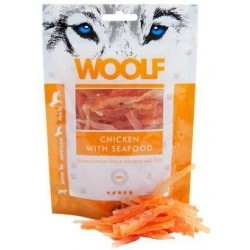 Snack Perro y Gato Pollo y Marisco 100gr Woolf