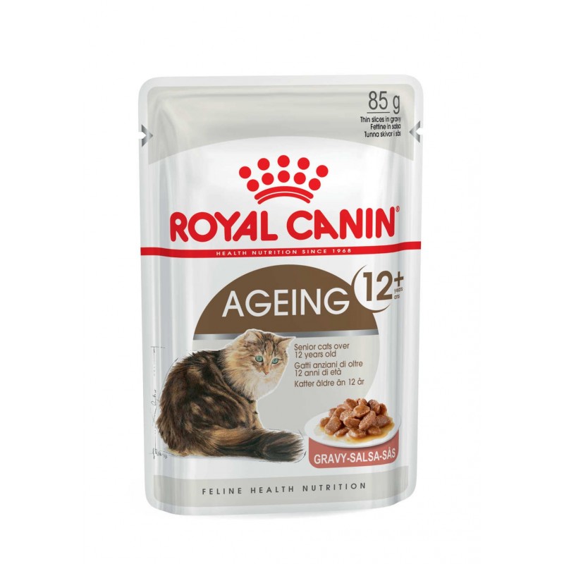 Royal Canin Pienso Húmedo Gato Ageing +12 en salsa 1x85gr