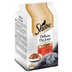 Pienso Húmedo Gato Carne Delicias del Día 6x50gr Sheba