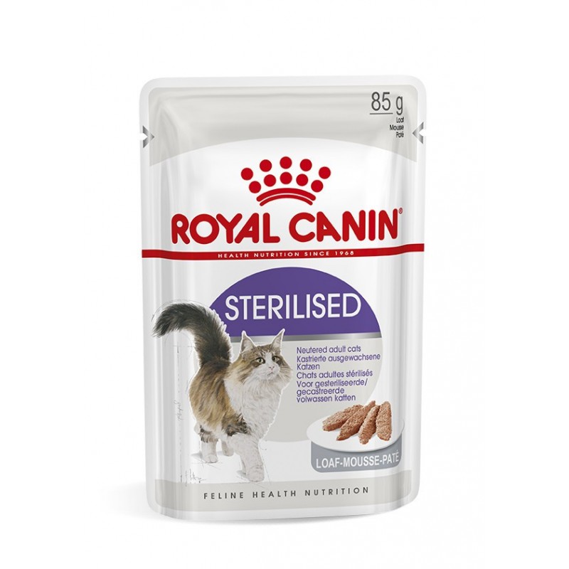 Royal Canin Pienso Húmedo Gato Sterilised in loaf 1x85gr