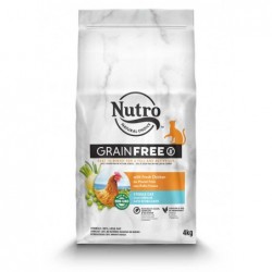 Pienso Gato Esterilizado Pollo 4 Kg Nutro Grain Free