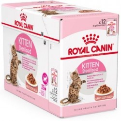 Royal Canin Pienso Húmedo Gatito Sterilised en salsa 1x85gr