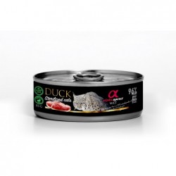 Pienso Húmedo Gato Esterilizado Pato 1x85gr Alpha Spirit