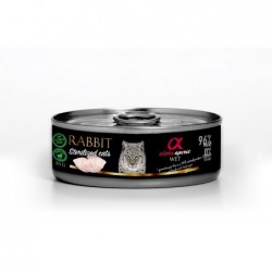 Pienso Húmedo Gato Esterilizado Conejo 1x85gr Alpha Spirit