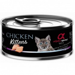 Pienso Húmedo Gatito Pollo 1x85gr Alpha Spirit