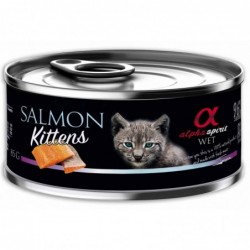 Pienso Húmedo Gatito Salmón 1x85gr Alpha Spirit