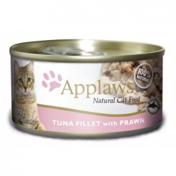 Pienso gato Kitten lata Atún con Gambas 70 gr. Applaws