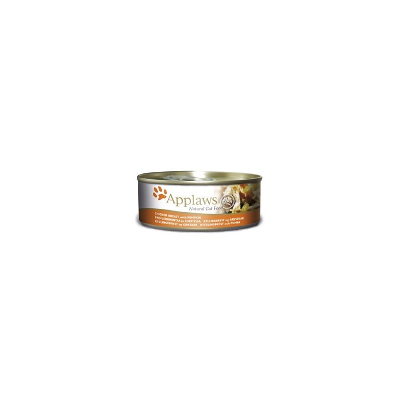 Pienso gato Lata Pollo con Calabaza 156 gr. Applaws