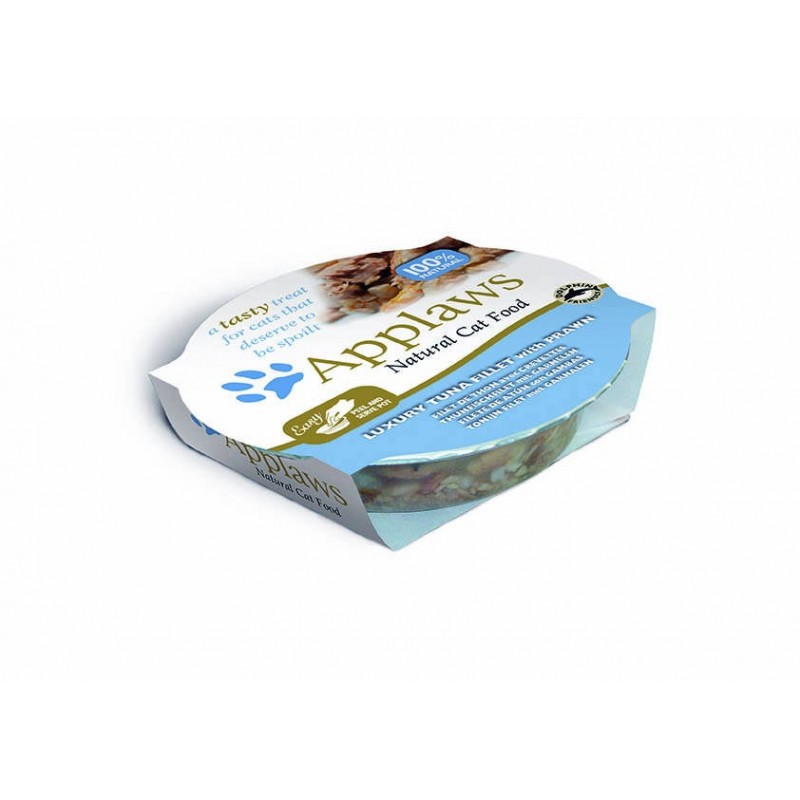 Pienso gato Tarrina Atún y Cangrejo 60 gr. Applaws