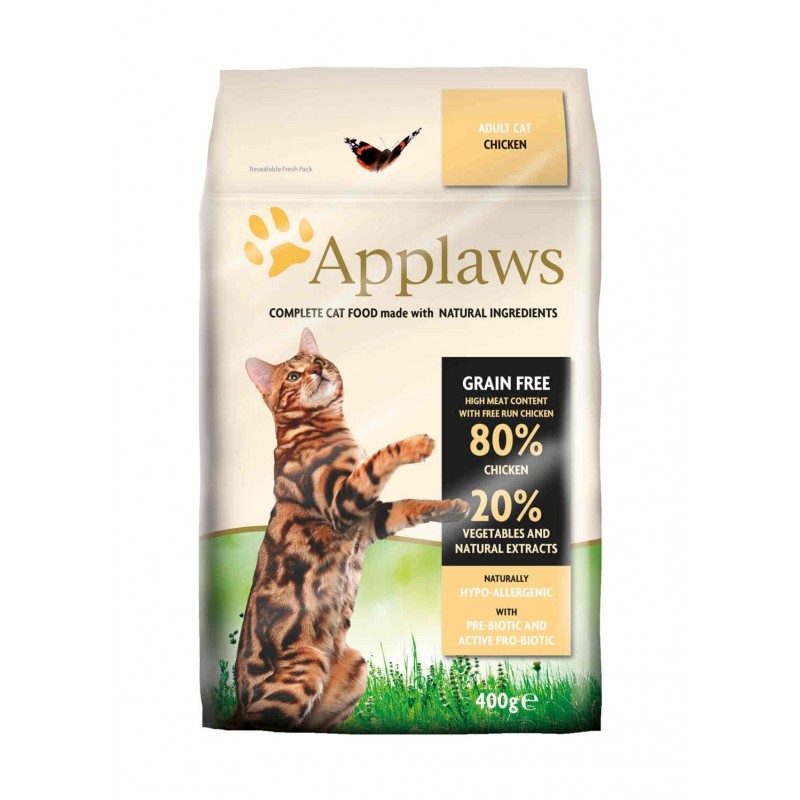 Pienso seco gato Adulto Pollo 400 gr. Applaws